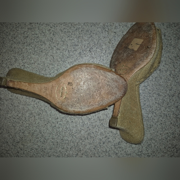 Prada Tan Embellished Women's Shoes - Picture 5 of 6